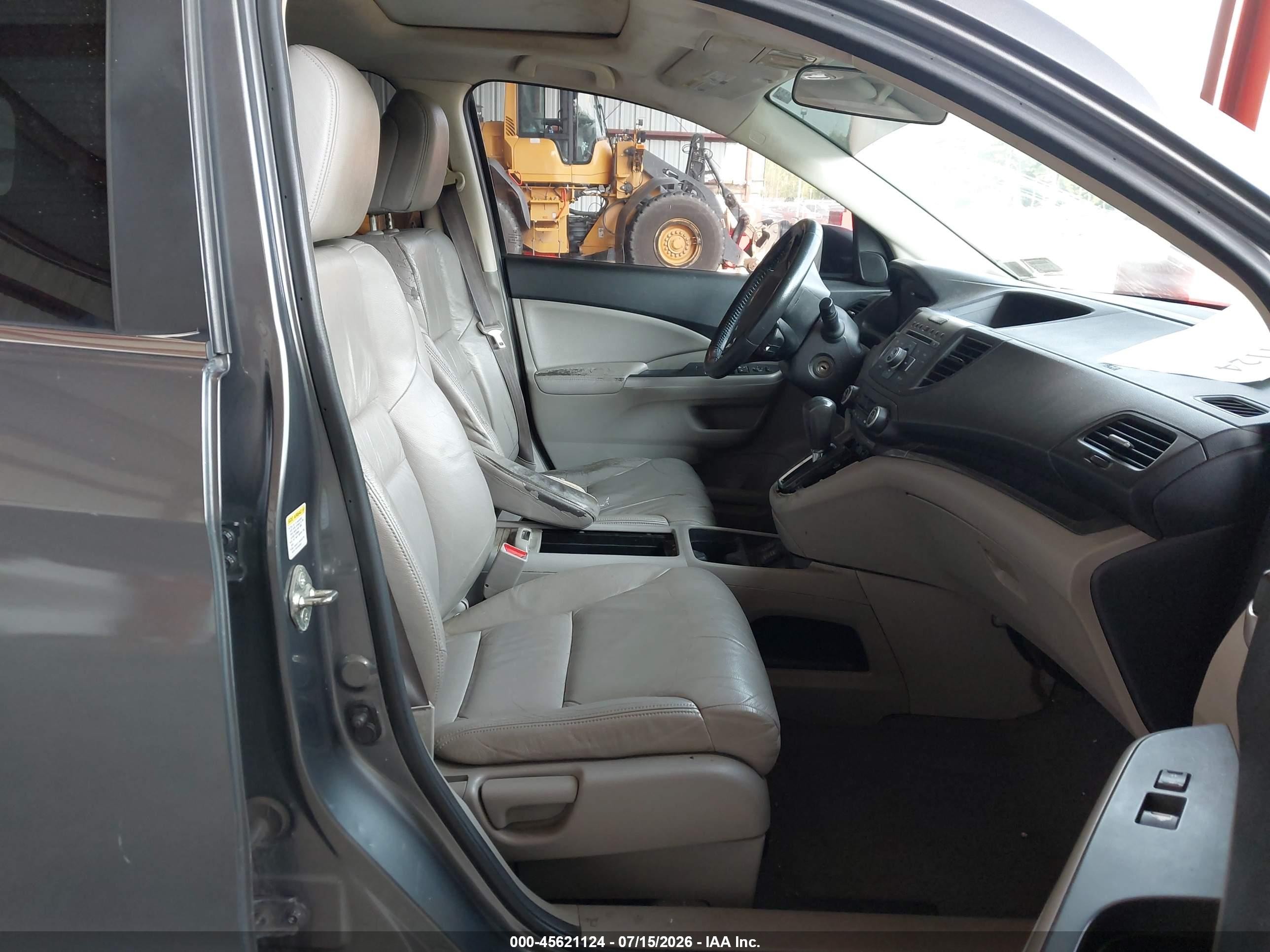 2013 Honda Cr-v Ex-l Gray vin: 2HKRM4H75DH624180