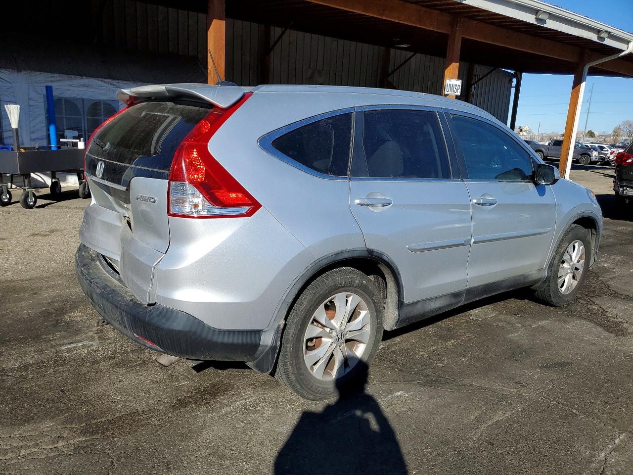 2013 Honda Cr-v Exl Silver vin: 2HKRM4H75DH632103