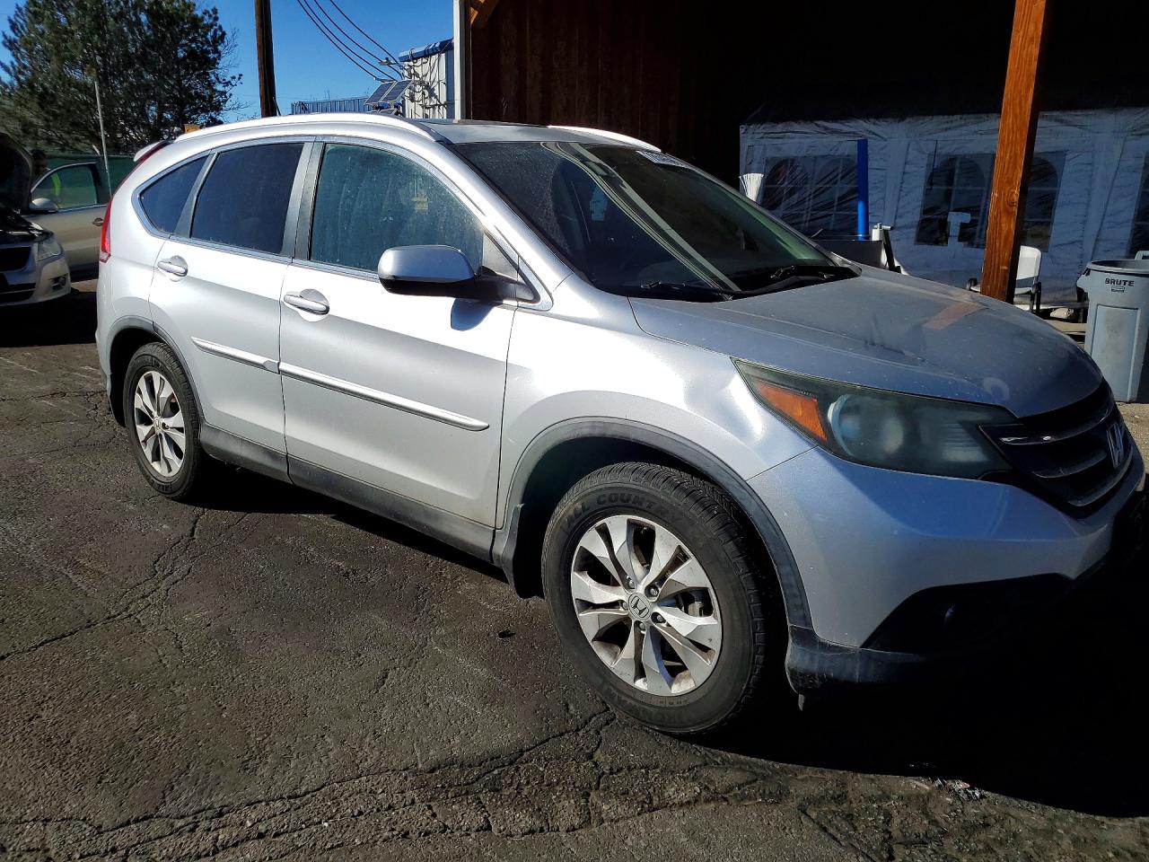 2013 Honda Cr-v Exl Silver vin: 2HKRM4H75DH632103