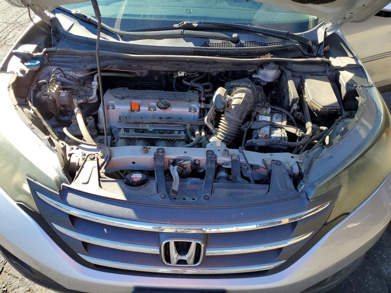 2013 Honda Cr-v Exl Silver vin: 2HKRM4H75DH632103