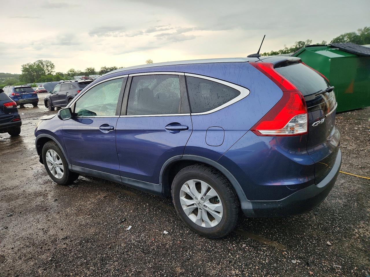 2013 Honda Cr-v Exl Синий vin: 2HKRM4H75DH634921