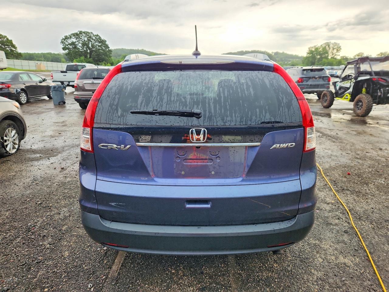 2013 Honda Cr-v Exl Синий vin: 2HKRM4H75DH634921