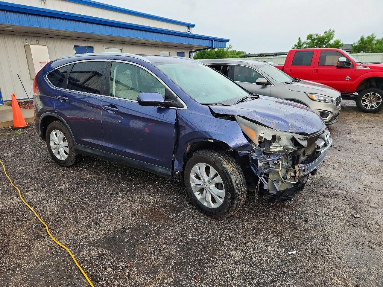 2013 Honda Cr-v Exl Синий vin: 2HKRM4H75DH634921