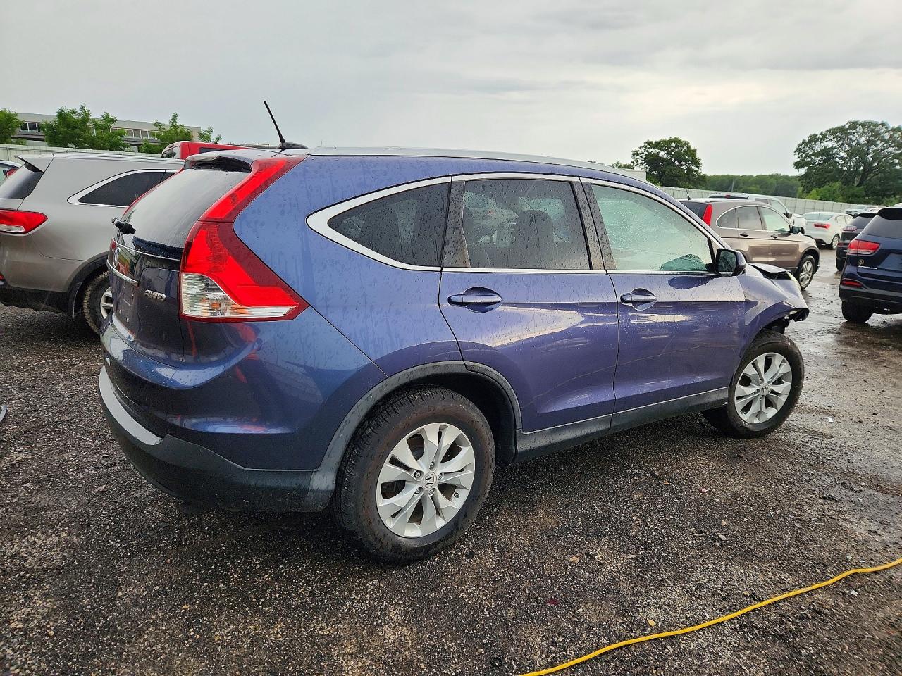 2013 Honda Cr-v Exl Синий vin: 2HKRM4H75DH634921