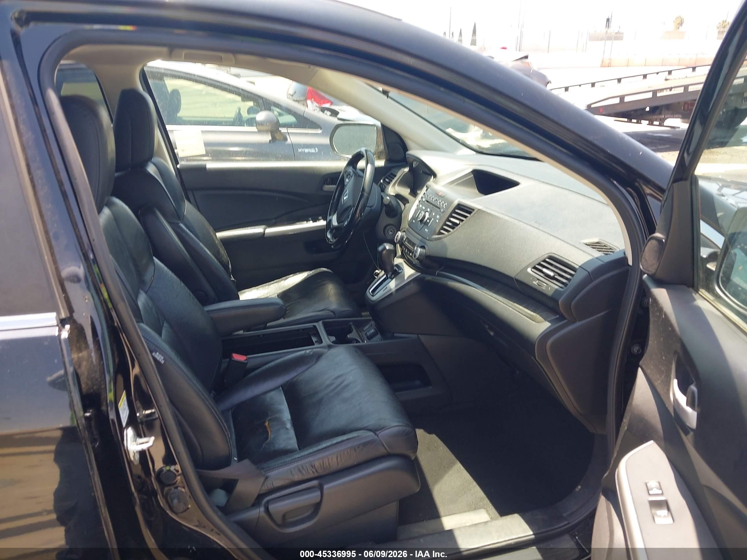2013 Honda Cr-v Ex-l Черный vin: 2HKRM4H75DH652853