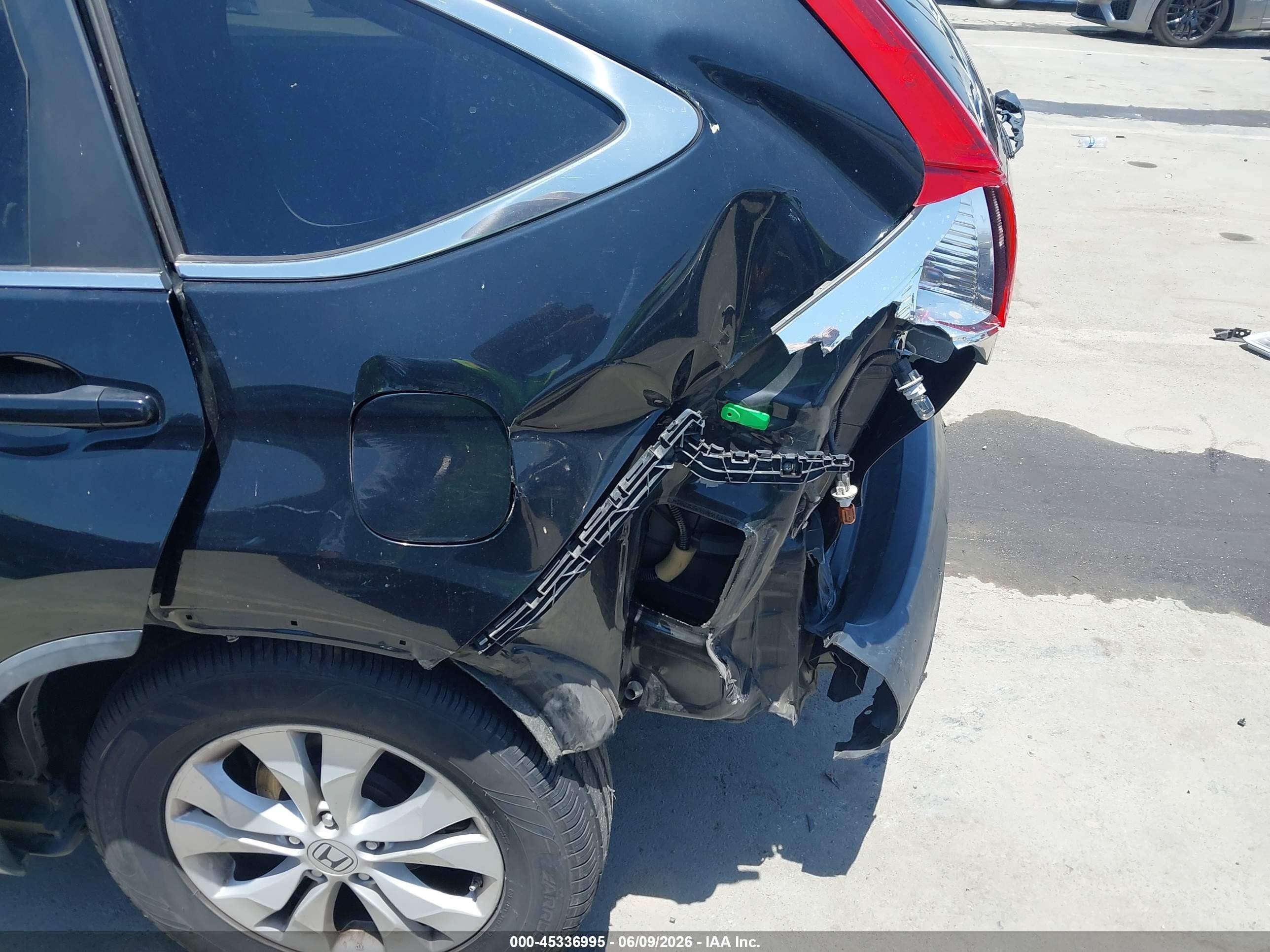 2013 Honda Cr-v Ex-l Черный vin: 2HKRM4H75DH652853