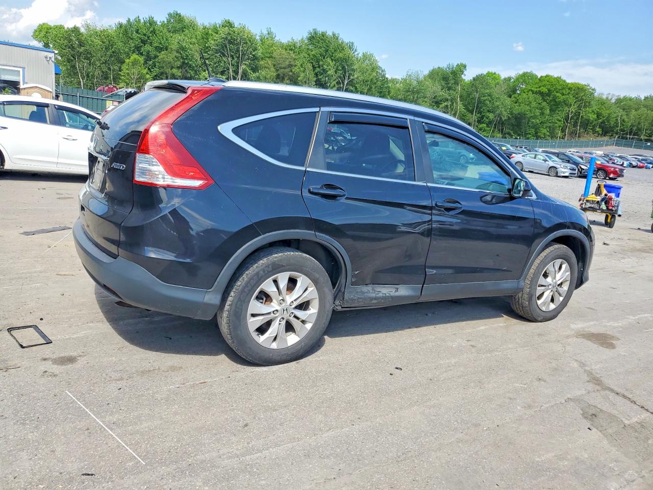 2013 Honda Cr-v Exl Black vin: 2HKRM4H75DH673587