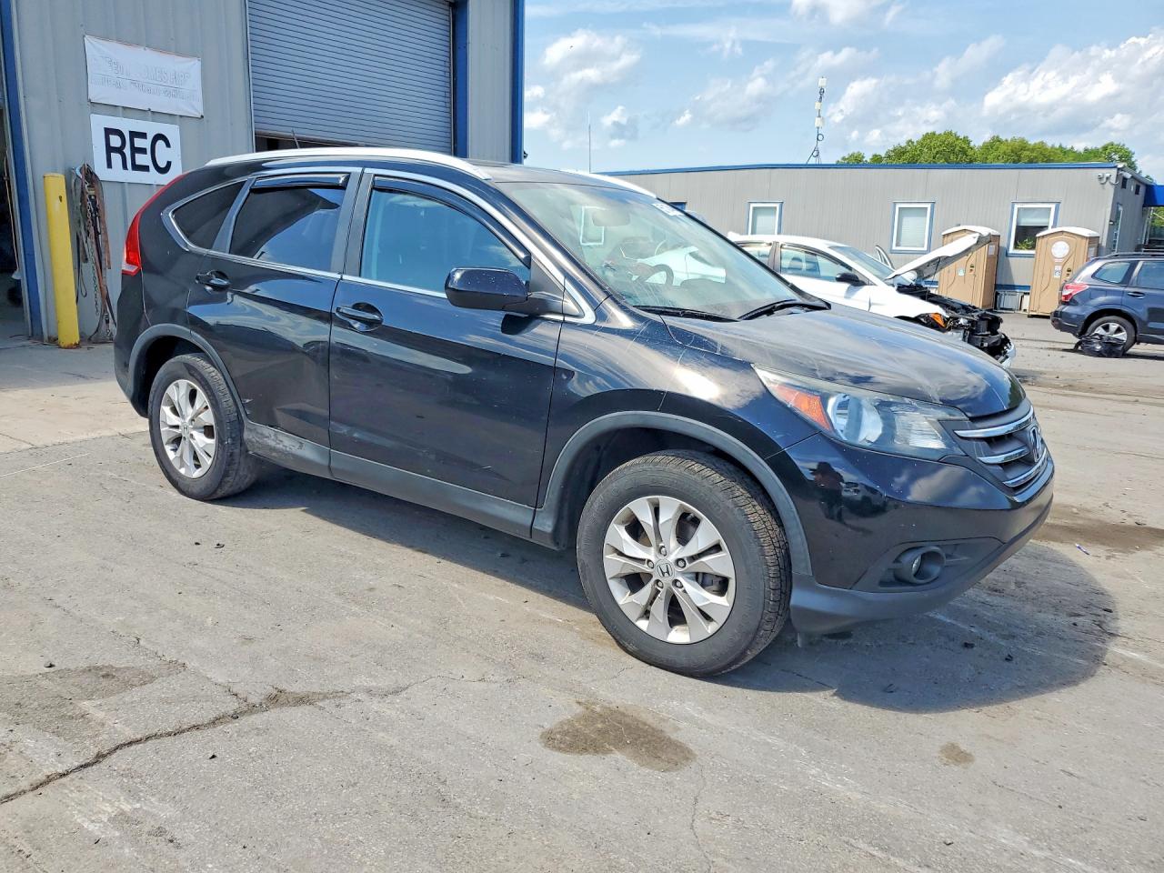 2013 Honda Cr-v Exl Black vin: 2HKRM4H75DH673587
