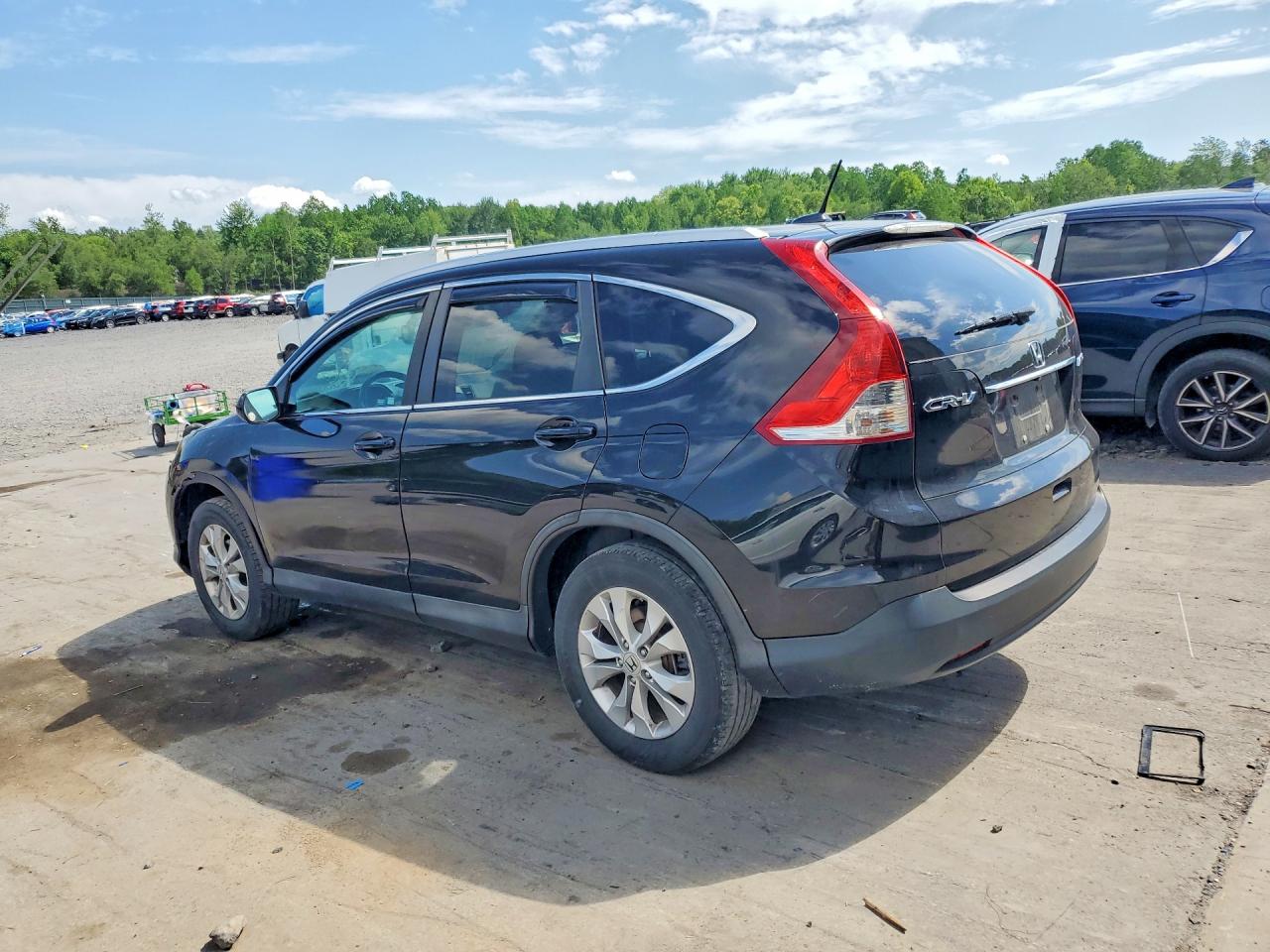 2013 Honda Cr-v Exl Black vin: 2HKRM4H75DH673587