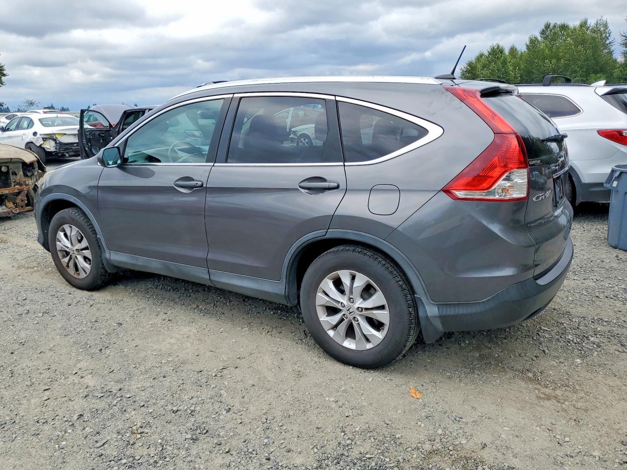 2013 Honda Cr-v Exl Gray vin: 2HKRM4H75DH682869