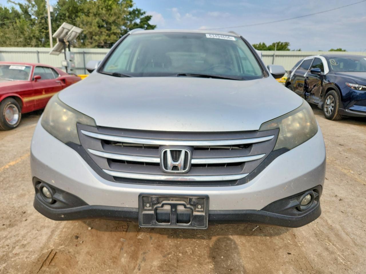 2013 Honda Cr-v Exl Silver vin: 2HKRM4H75DH695055