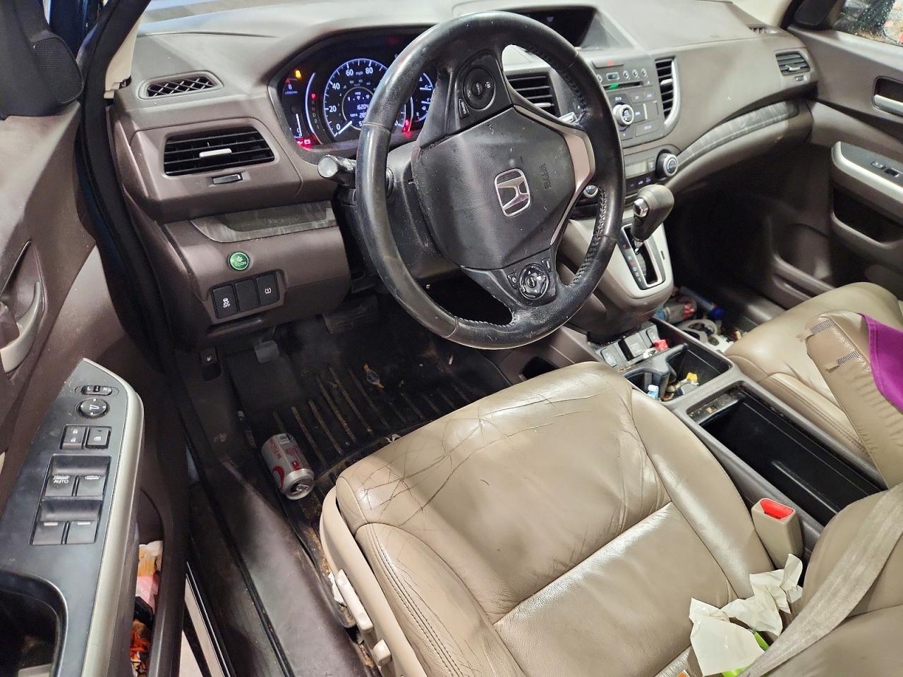 2014 Honda Cr-v Exl Blue vin: 2HKRM4H75EH603959