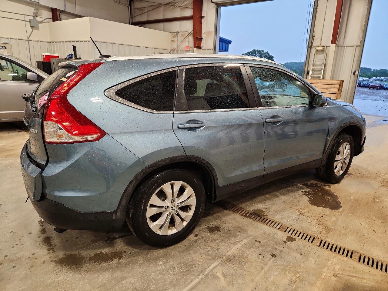 2014 Honda Cr-v Exl Blue vin: 2HKRM4H75EH603959