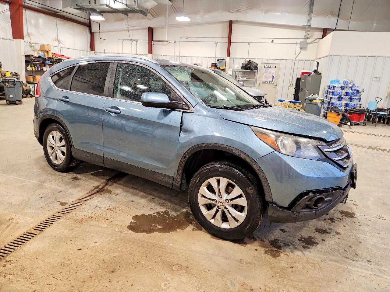 2014 Honda Cr-v Exl Blue vin: 2HKRM4H75EH603959