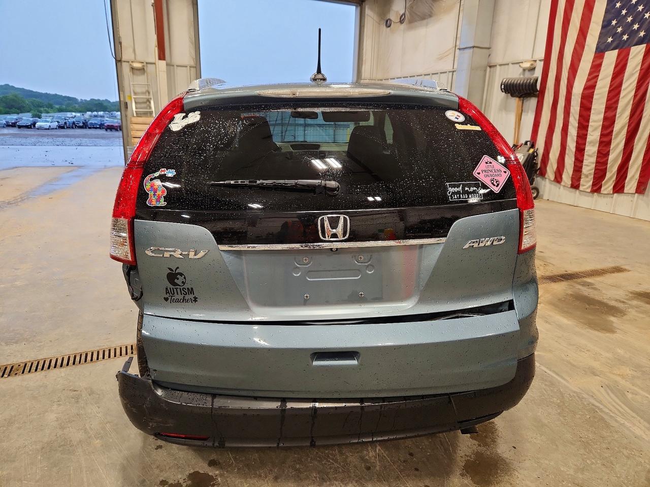 2014 Honda Cr-v Exl Blue vin: 2HKRM4H75EH603959