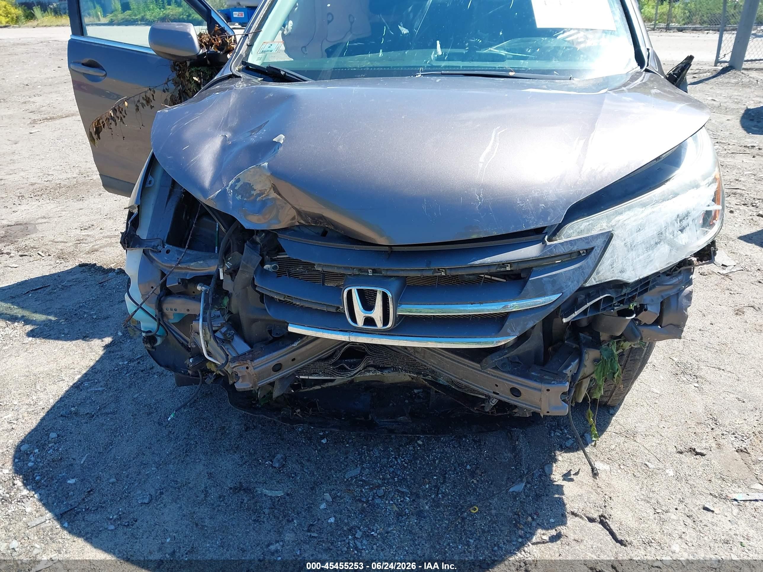 2014 Honda Cr-v Ex-l Brown vin: 2HKRM4H75EH621510