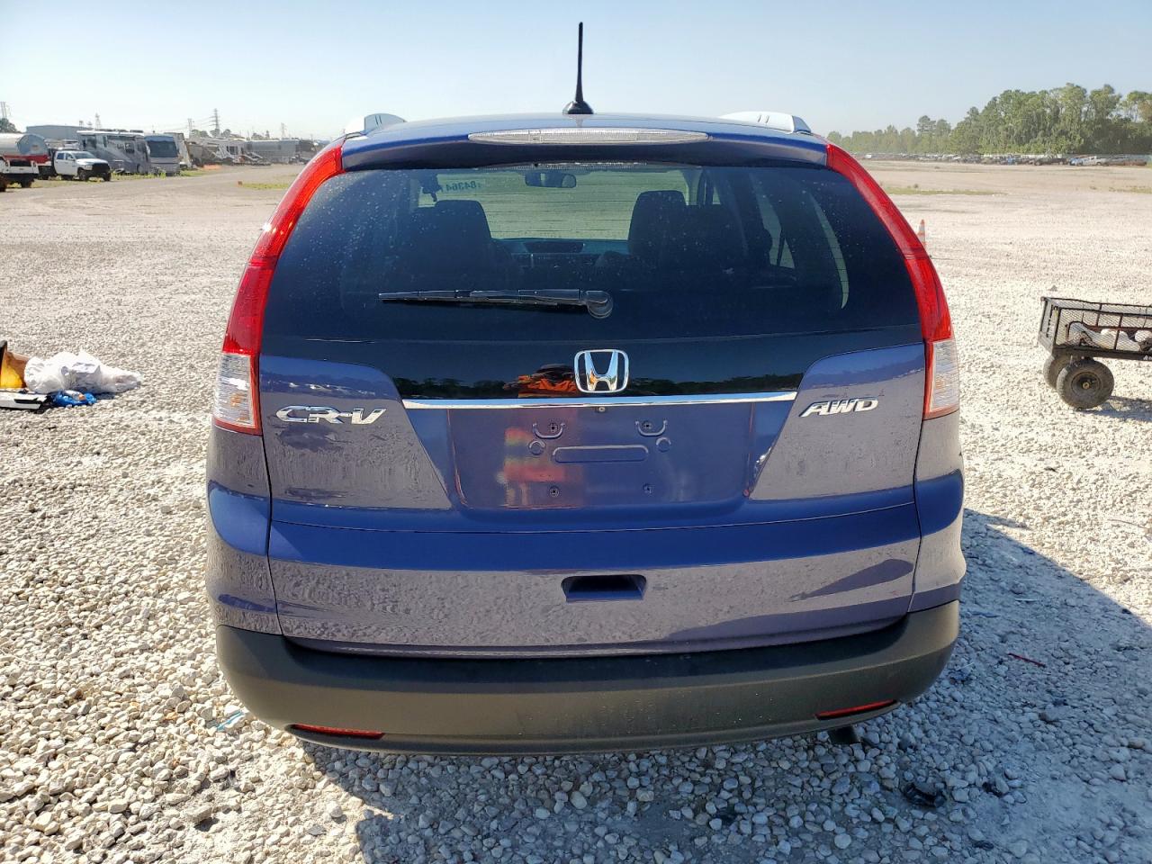 2014 Honda Cr-v Exl Blue vin: 2HKRM4H75EH625346