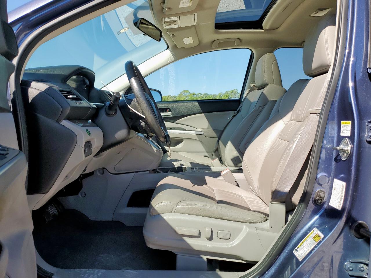 2014 Honda Cr-v Exl Blue vin: 2HKRM4H75EH625346