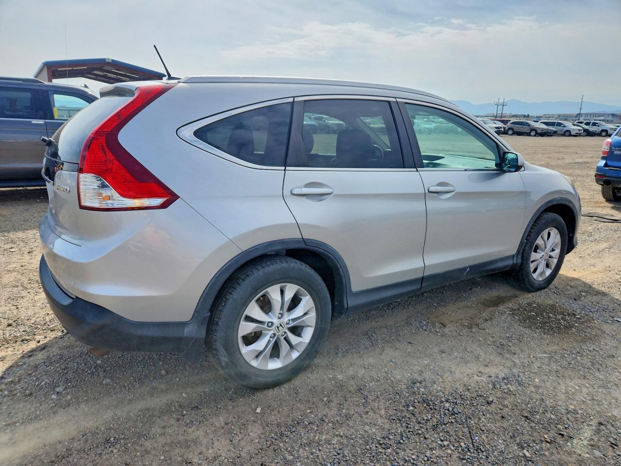 2014 Honda Cr-v Exl Silver vin: 2HKRM4H75EH645371