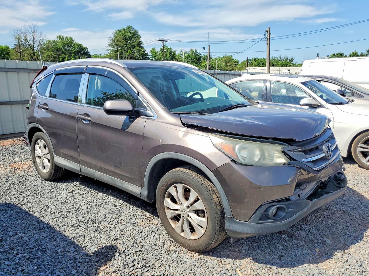 2014 Honda Crv Gray vin: 2HKRM4H75EH667113