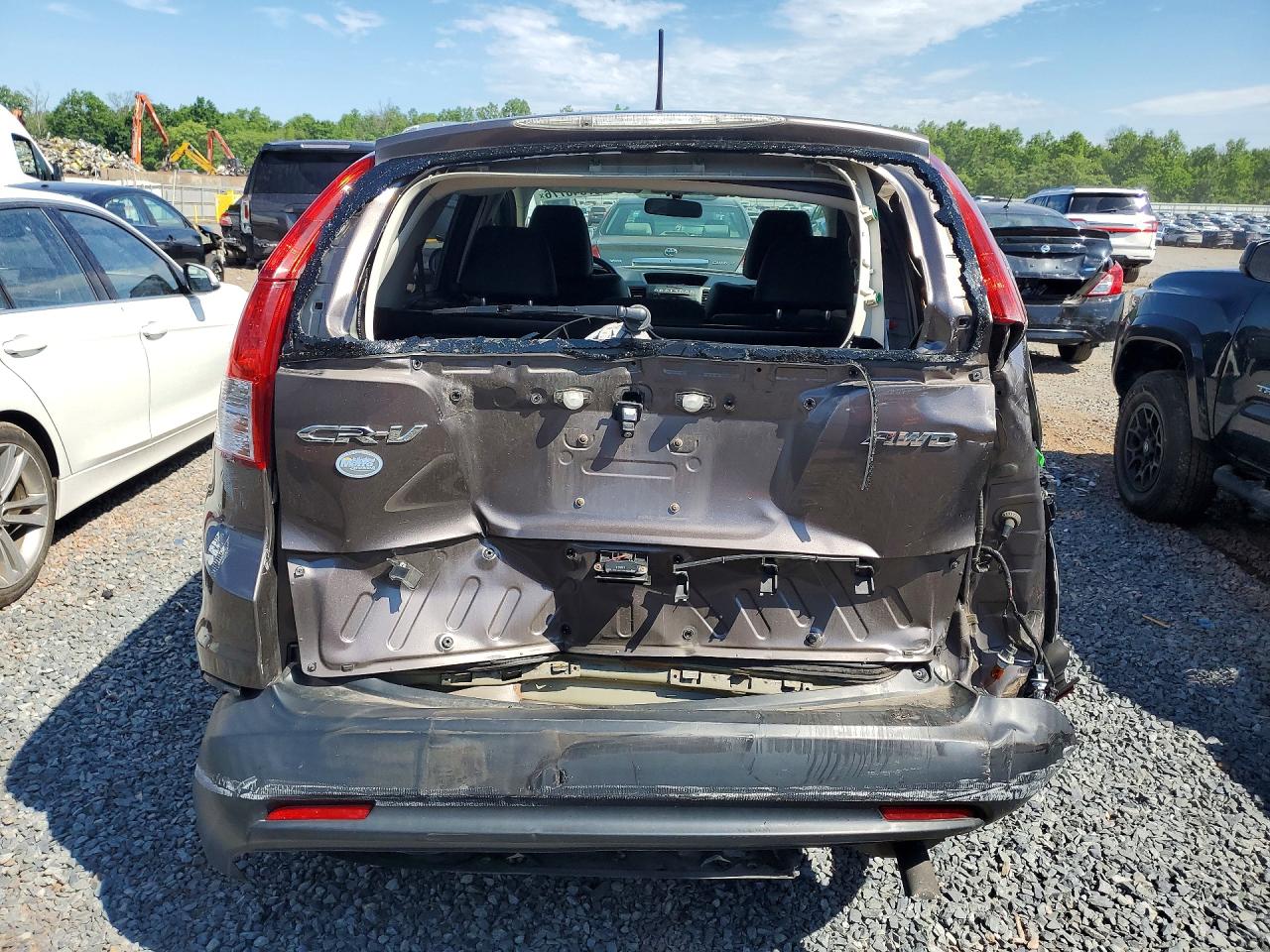 2014 Honda Crv Gray vin: 2HKRM4H75EH667113