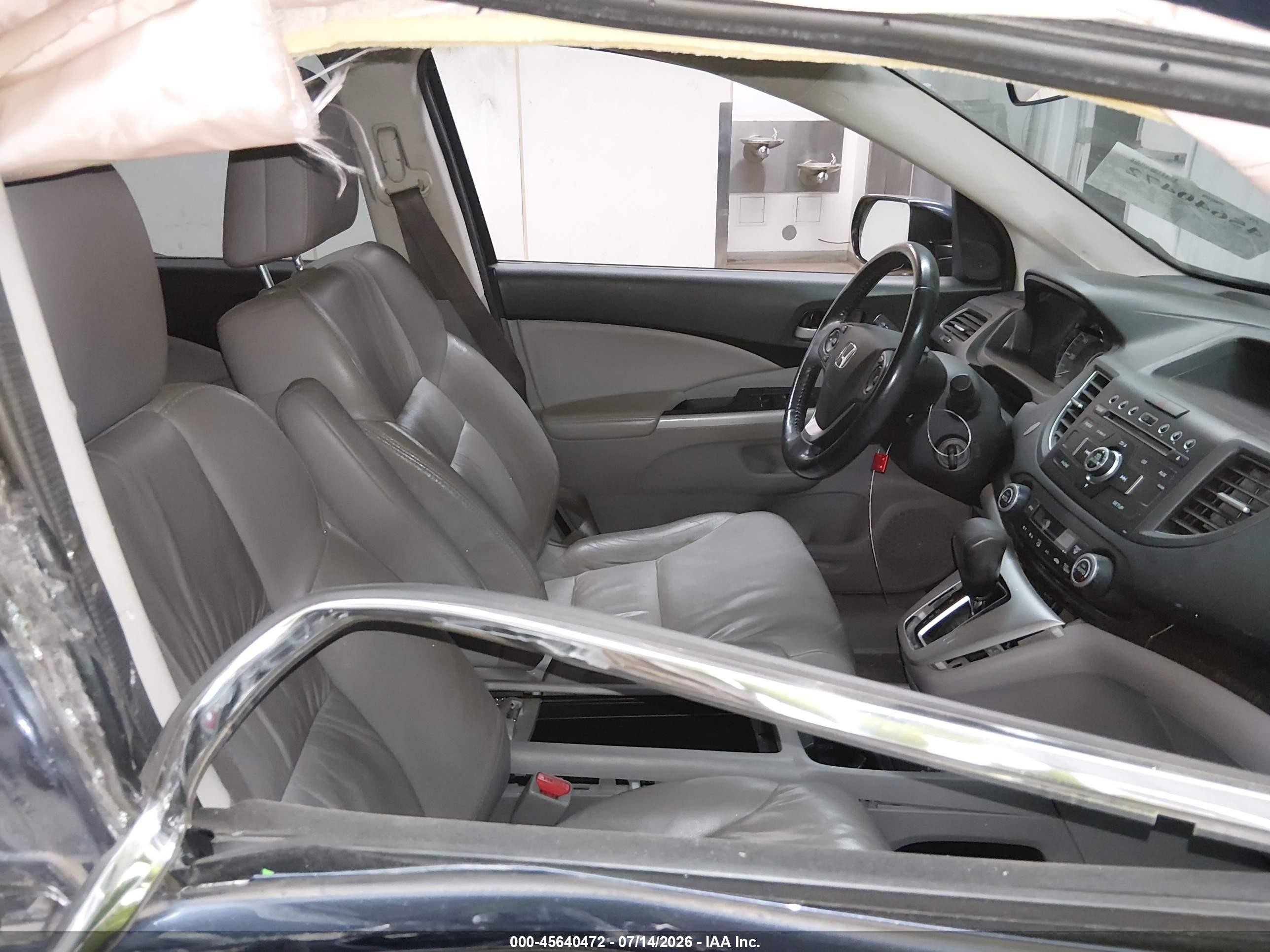 2014 Honda Cr-v Ex-l Blue vin: 2HKRM4H75EH667581
