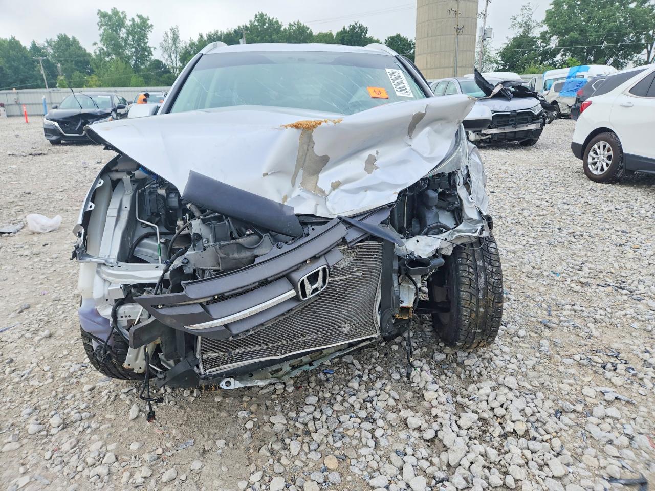 2014 Honda Cr-v Exl Silver vin: 2HKRM4H75EH679018