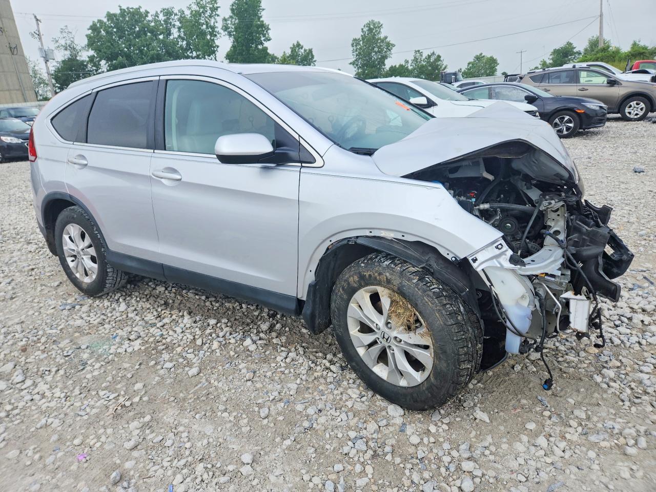 2014 Honda Cr-v Exl Silver vin: 2HKRM4H75EH679018