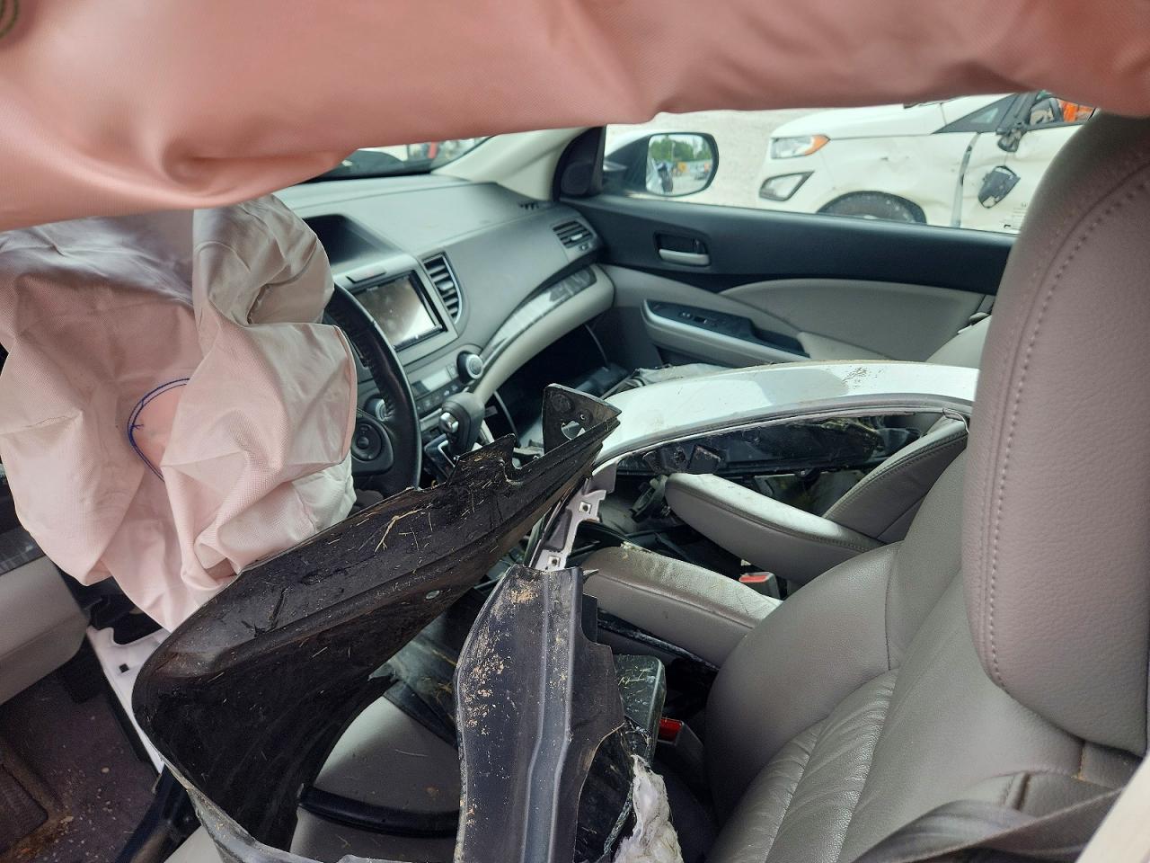 2014 Honda Cr-v Exl Silver vin: 2HKRM4H75EH679018