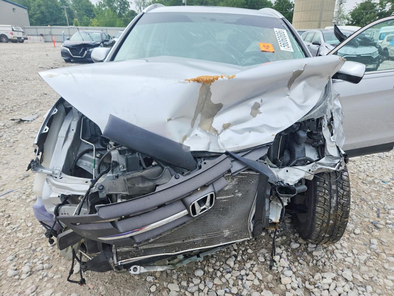 2014 Honda Cr-v Exl Silver vin: 2HKRM4H75EH679018