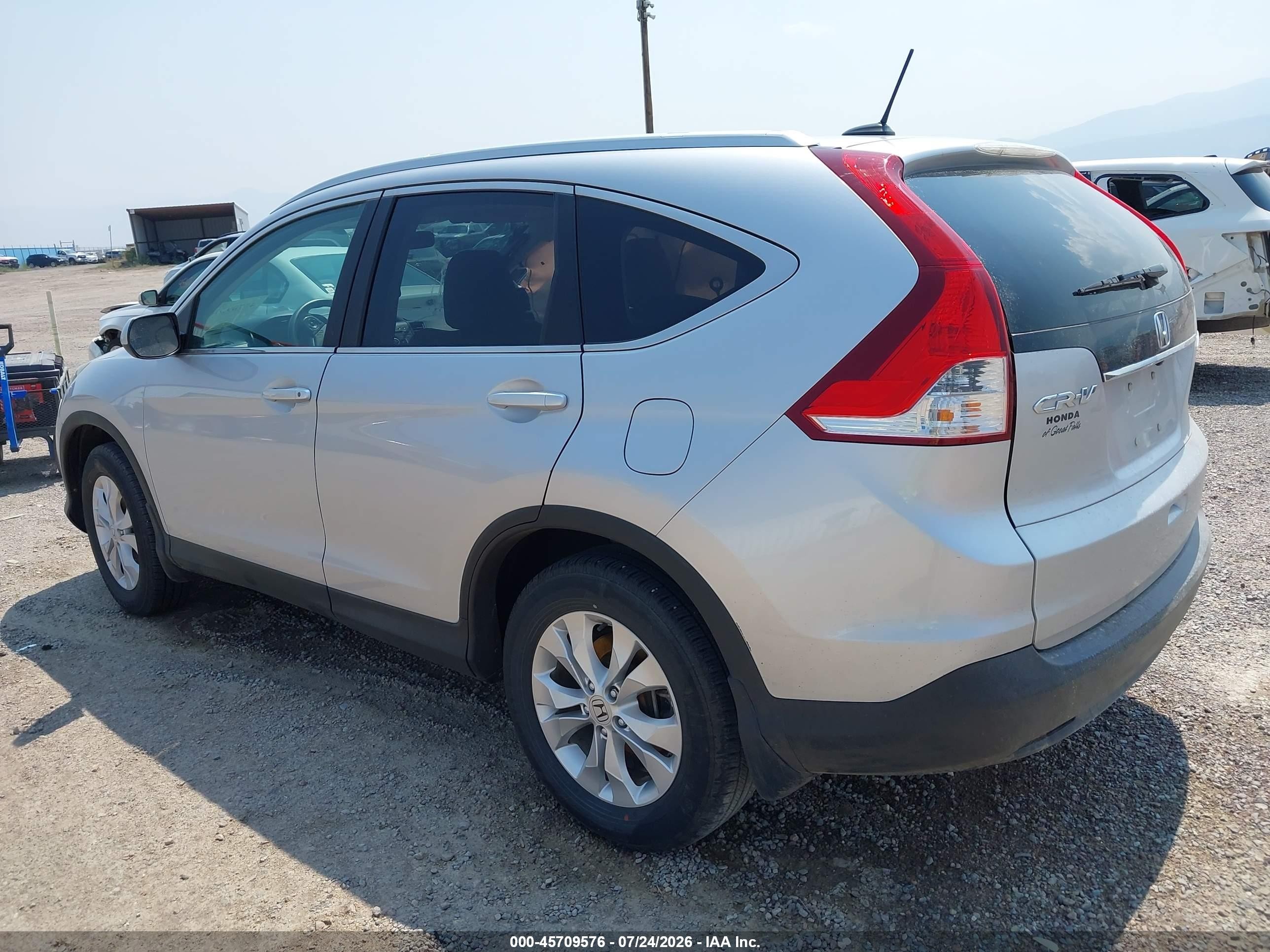 2014 Honda Cr-v Ex-l Silver vin: 2HKRM4H75EH679388