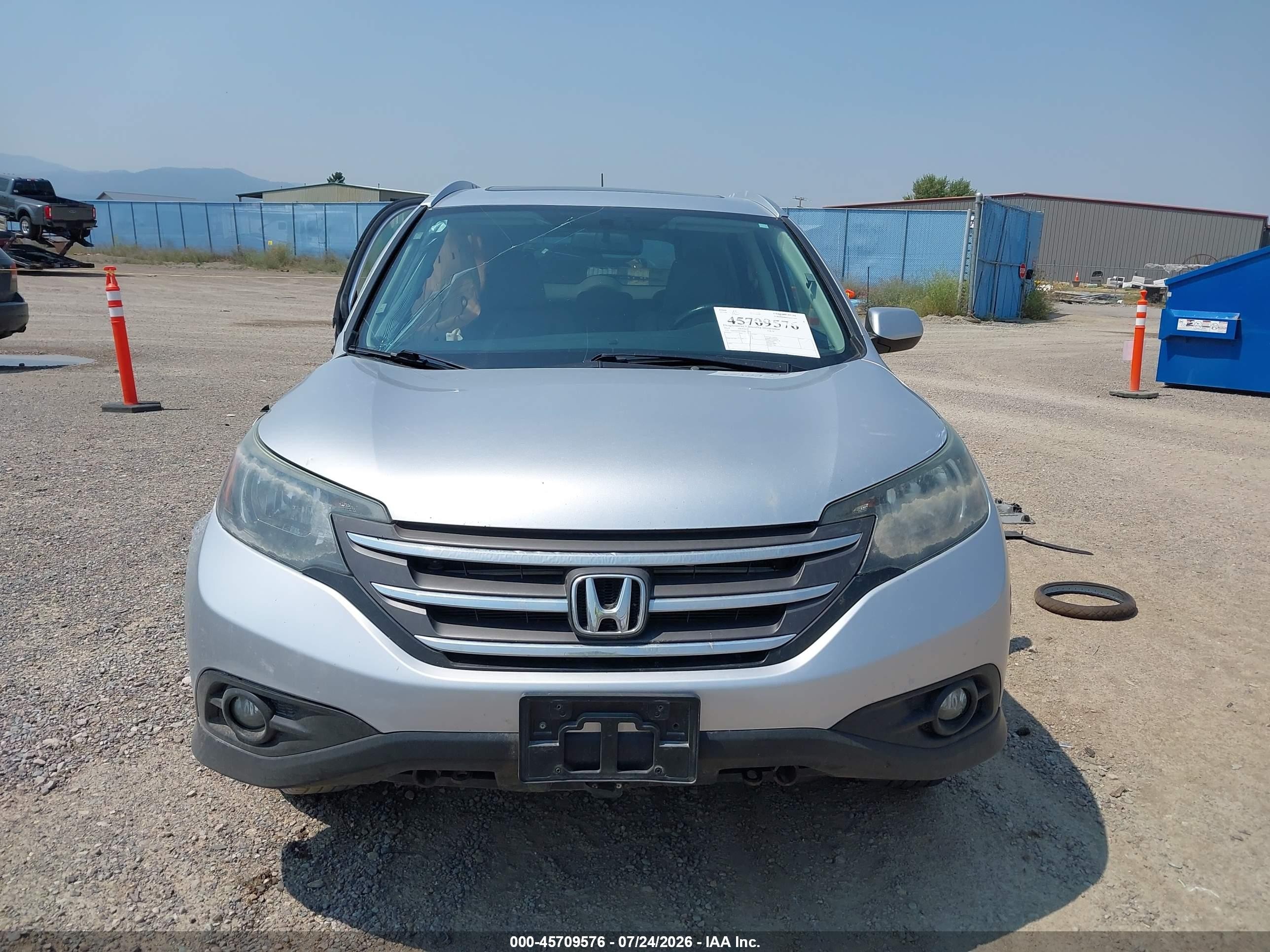 2014 Honda Cr-v Ex-l Silver vin: 2HKRM4H75EH679388