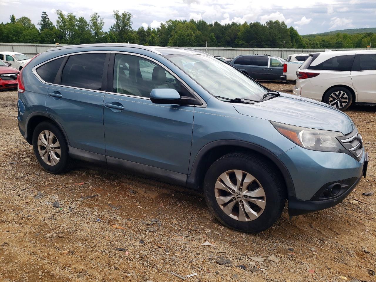 2014 Honda Cr-v Exl Blue vin: 2HKRM4H75EH682601