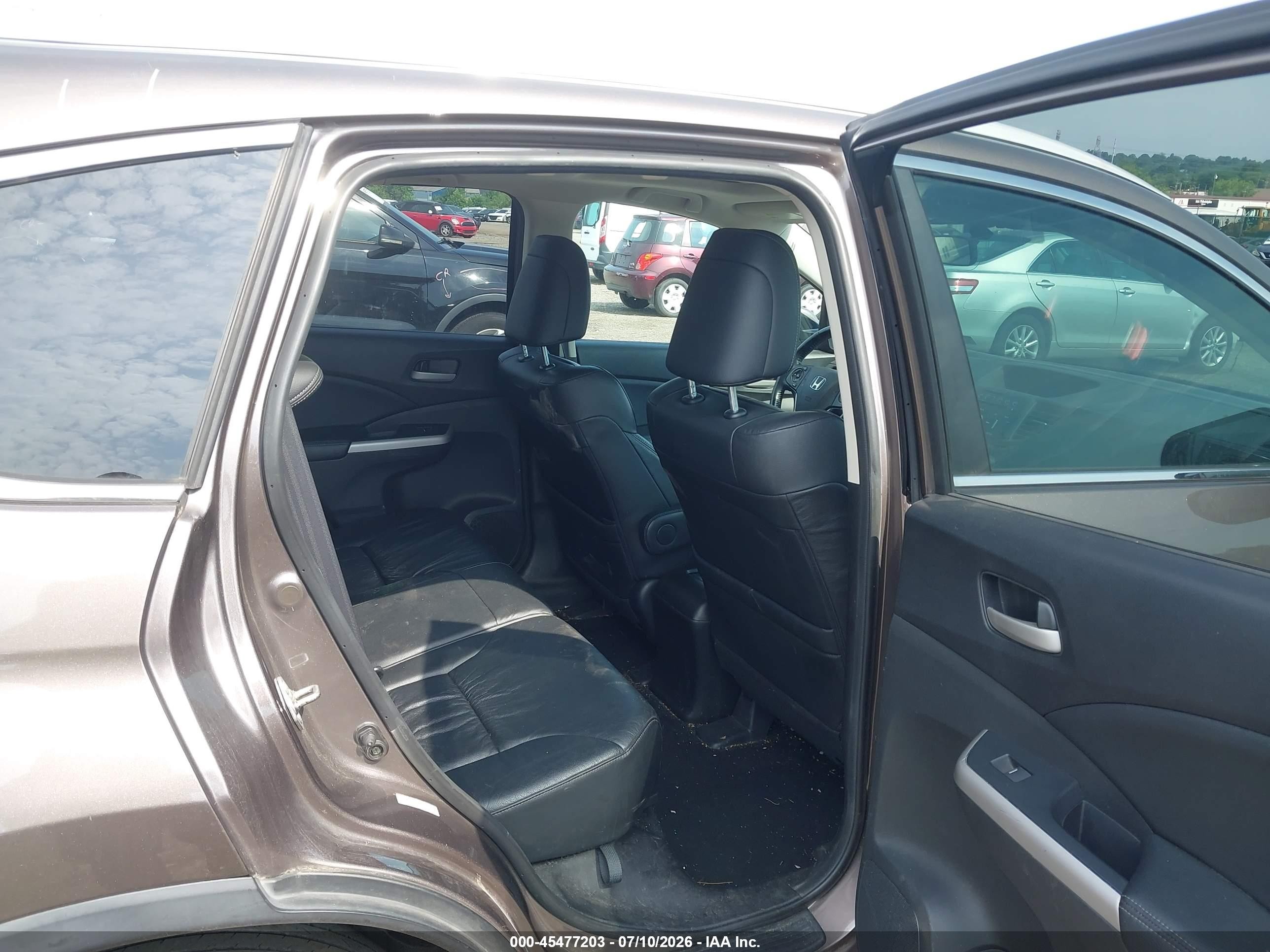 2014 Honda Cr-v Ex-l Коричневый vin: 2HKRM4H75EH683778