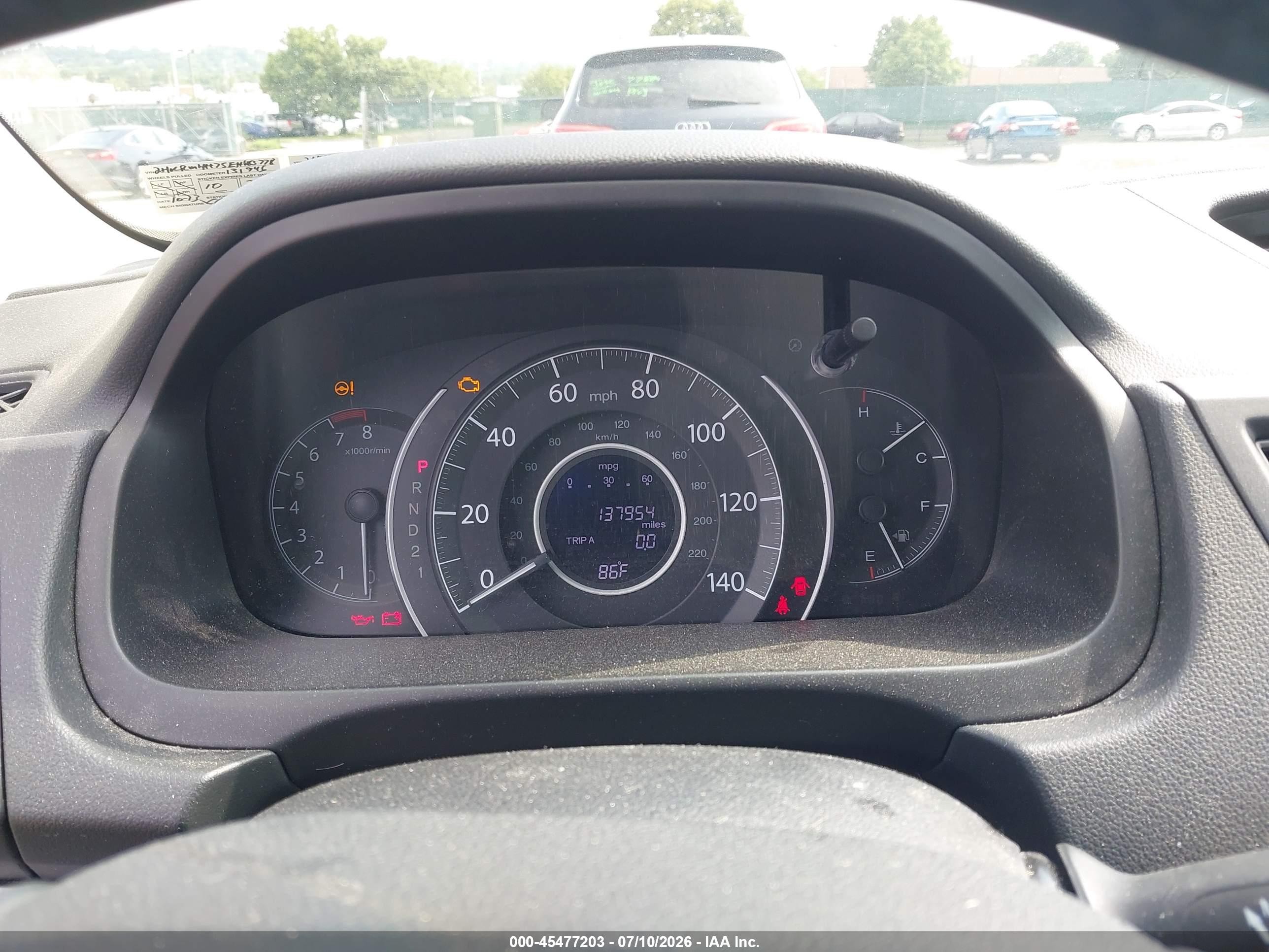 2014 Honda Cr-v Ex-l Коричневый vin: 2HKRM4H75EH683778
