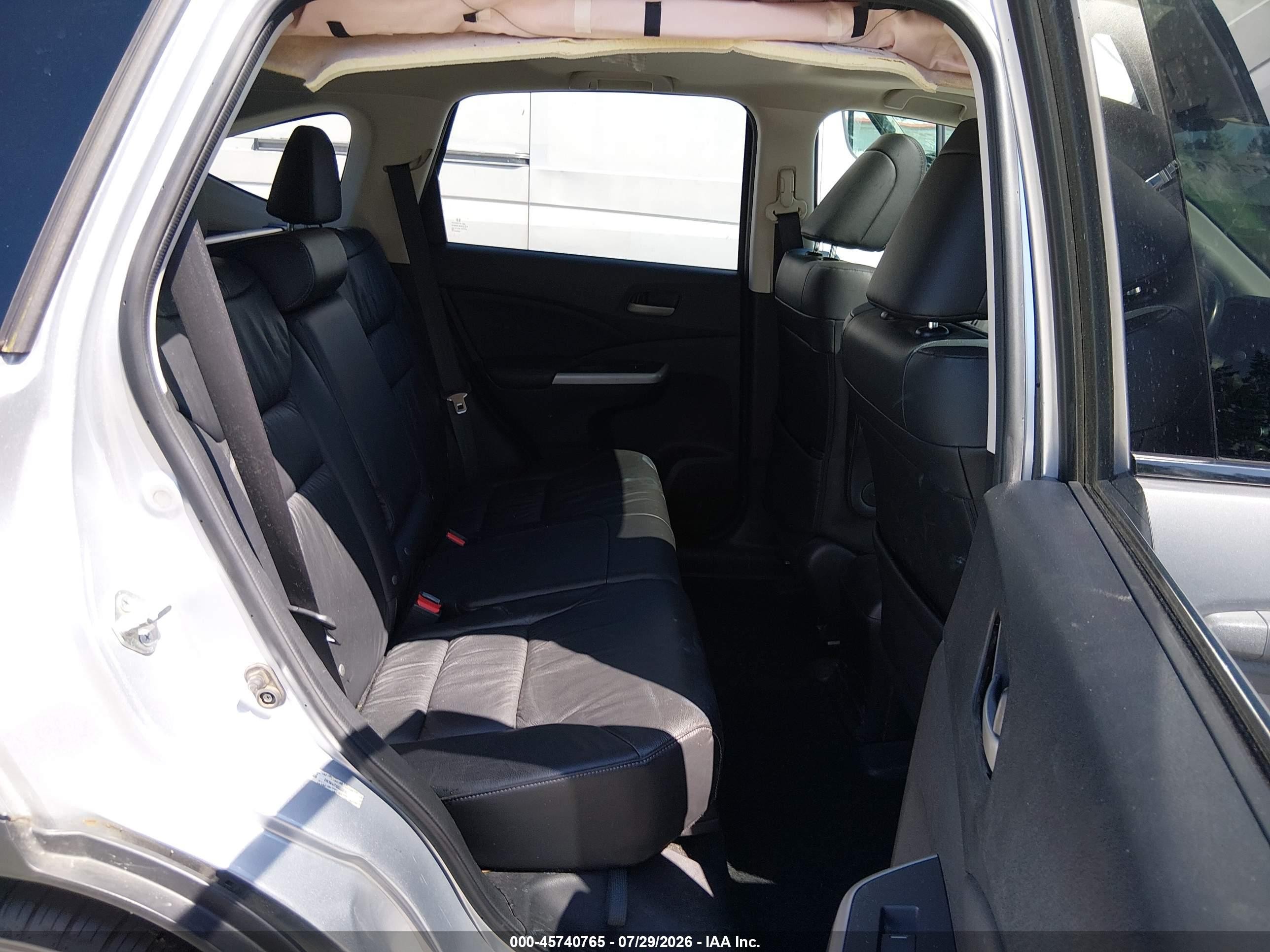 2014 Honda Cr-v Ex-l Silver vin: 2HKRM4H75EH693162