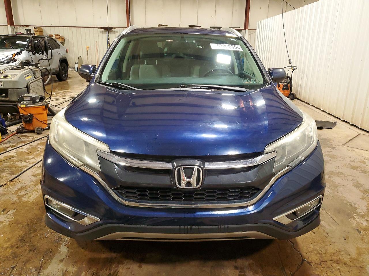 2015 Honda Cr-v Exl Blue vin: 2HKRM4H75FH601971