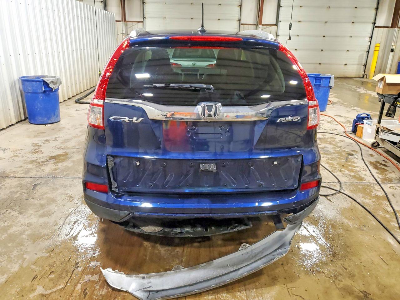 2015 Honda Cr-v Exl Blue vin: 2HKRM4H75FH601971