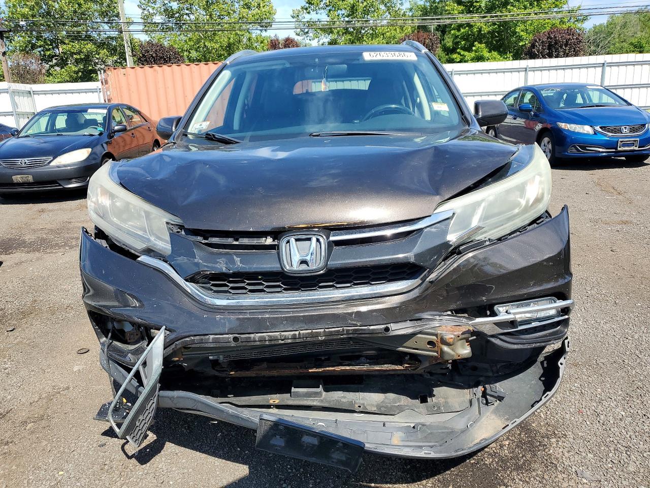 2015 Honda Cr-v Exl Brown vin: 2HKRM4H75FH627616