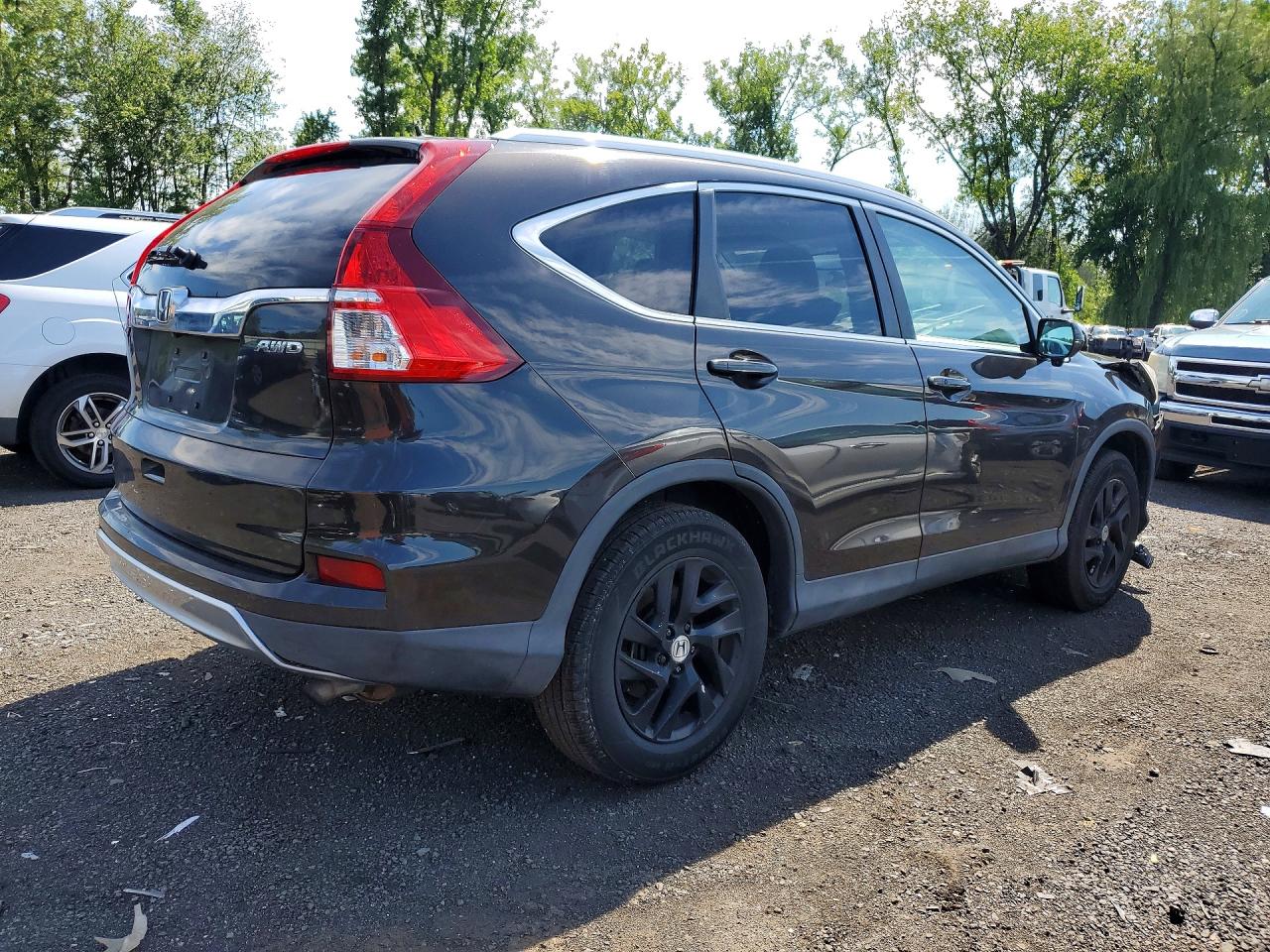 2015 Honda Cr-v Exl Brown vin: 2HKRM4H75FH627616