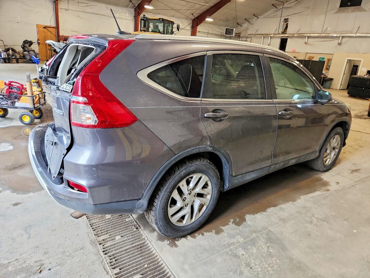 2015 Honda Cr-v Exl Gray vin: 2HKRM4H75FH634873