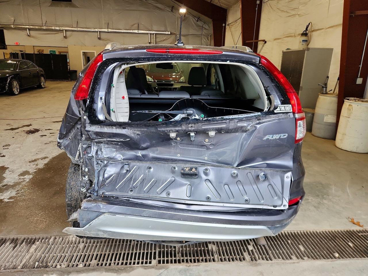 2015 Honda Cr-v Exl Gray vin: 2HKRM4H75FH634873