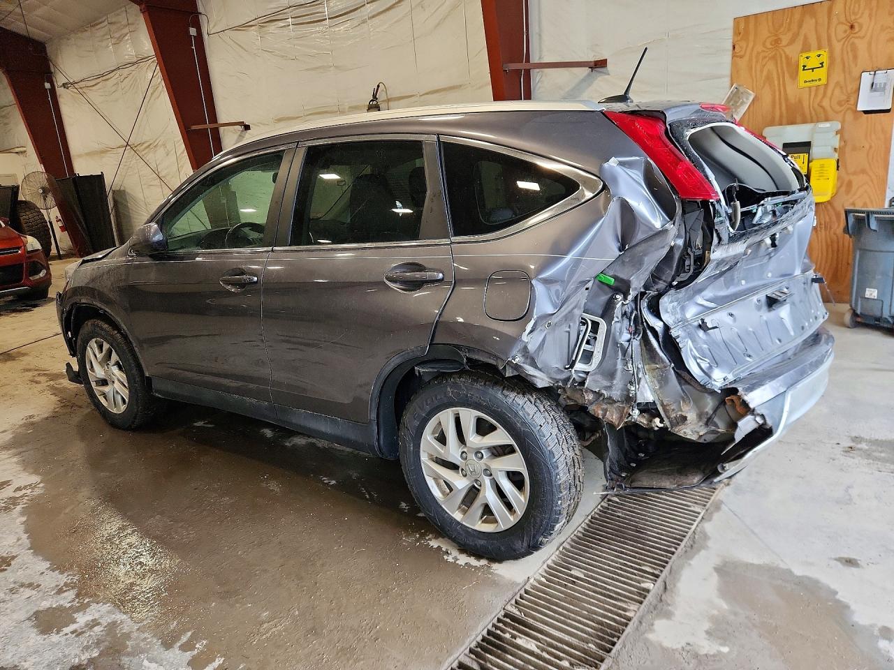 2015 Honda Cr-v Exl Gray vin: 2HKRM4H75FH634873