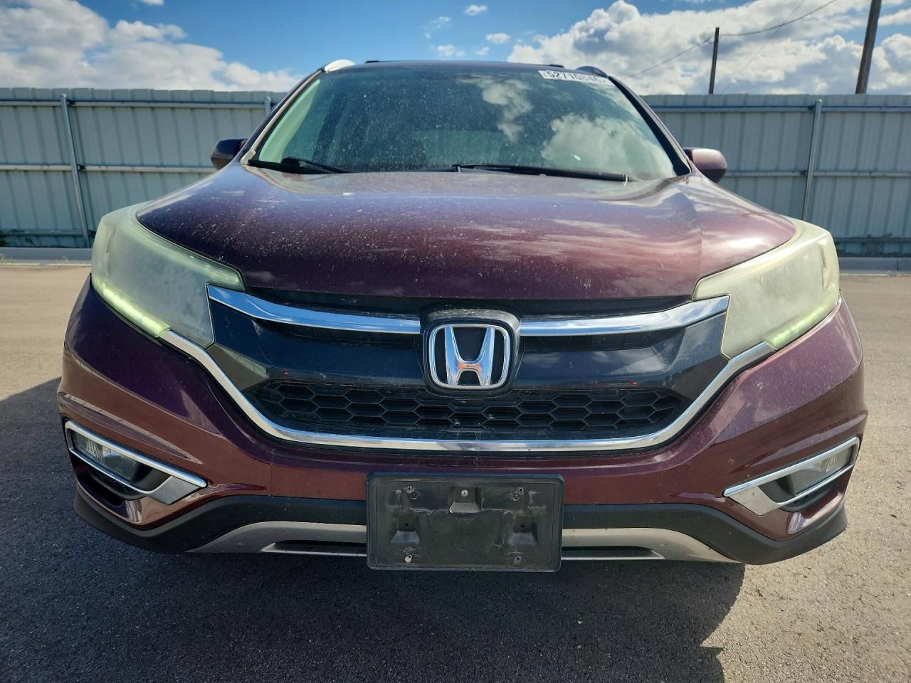 2015 Honda Cr-v Exl Burgundy vin: 2HKRM4H75FH659031