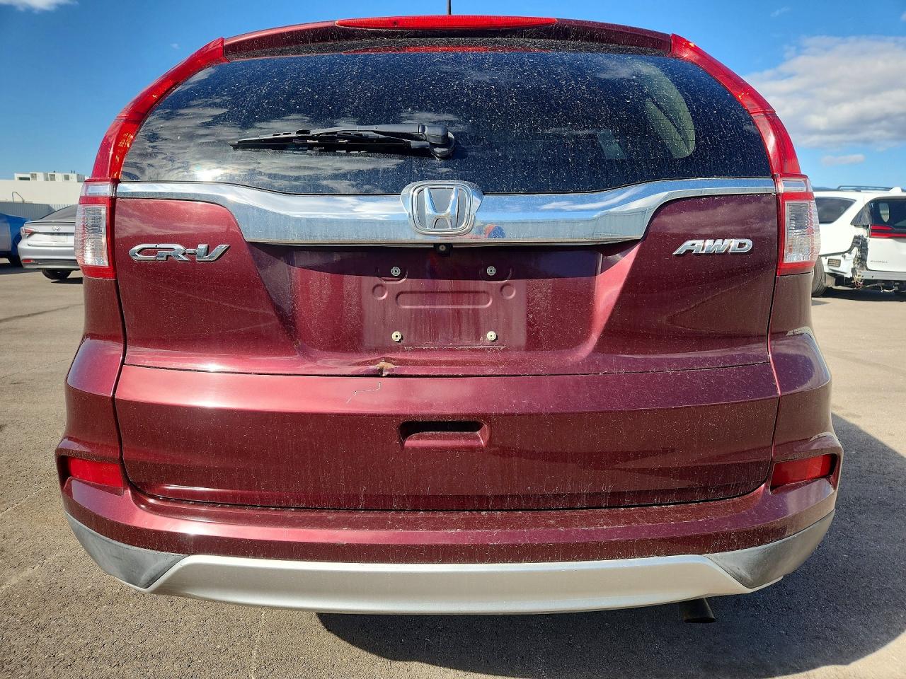 2015 Honda Cr-v Exl Burgundy vin: 2HKRM4H75FH659031