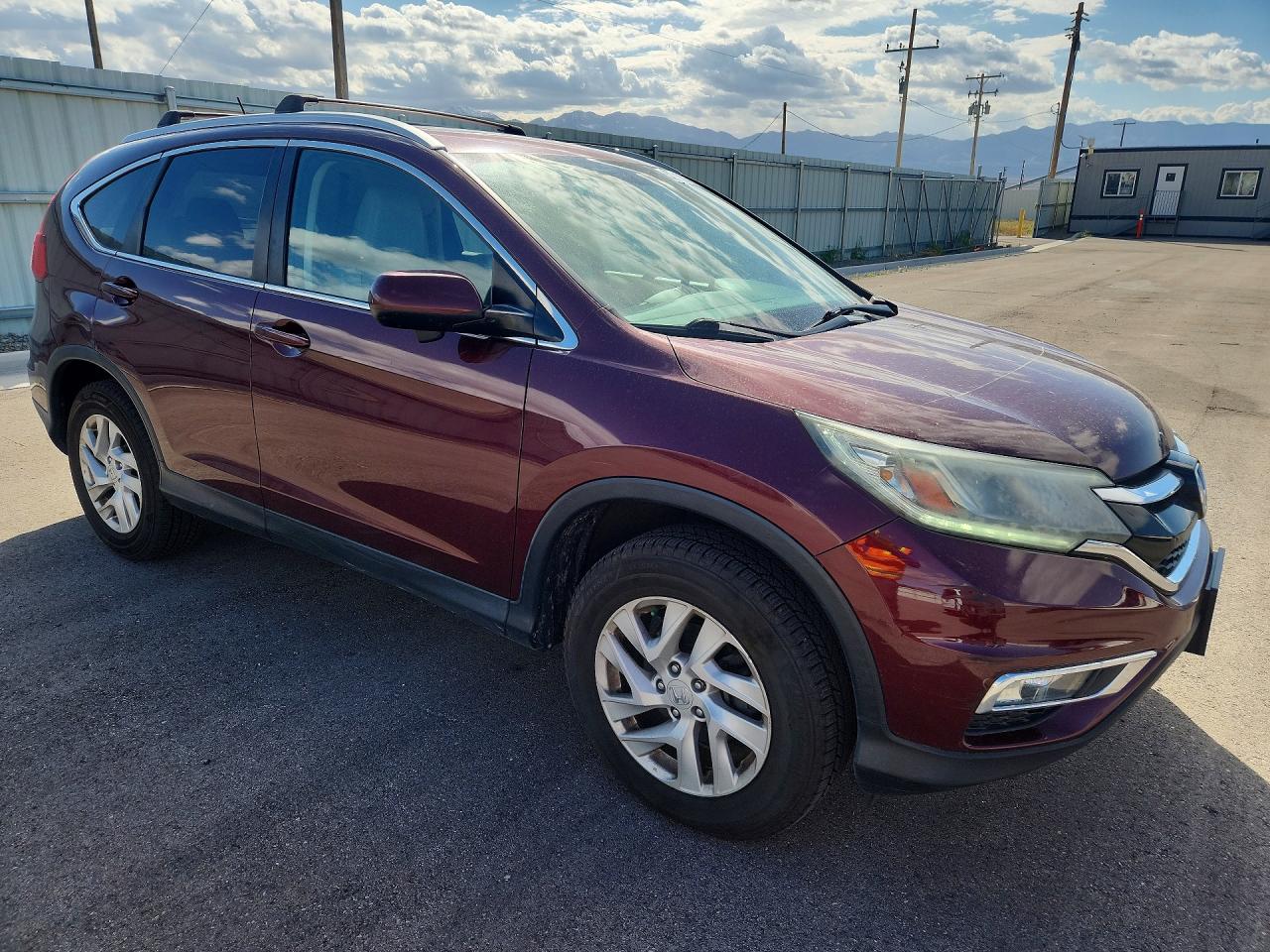 2015 Honda Cr-v Exl Burgundy vin: 2HKRM4H75FH659031