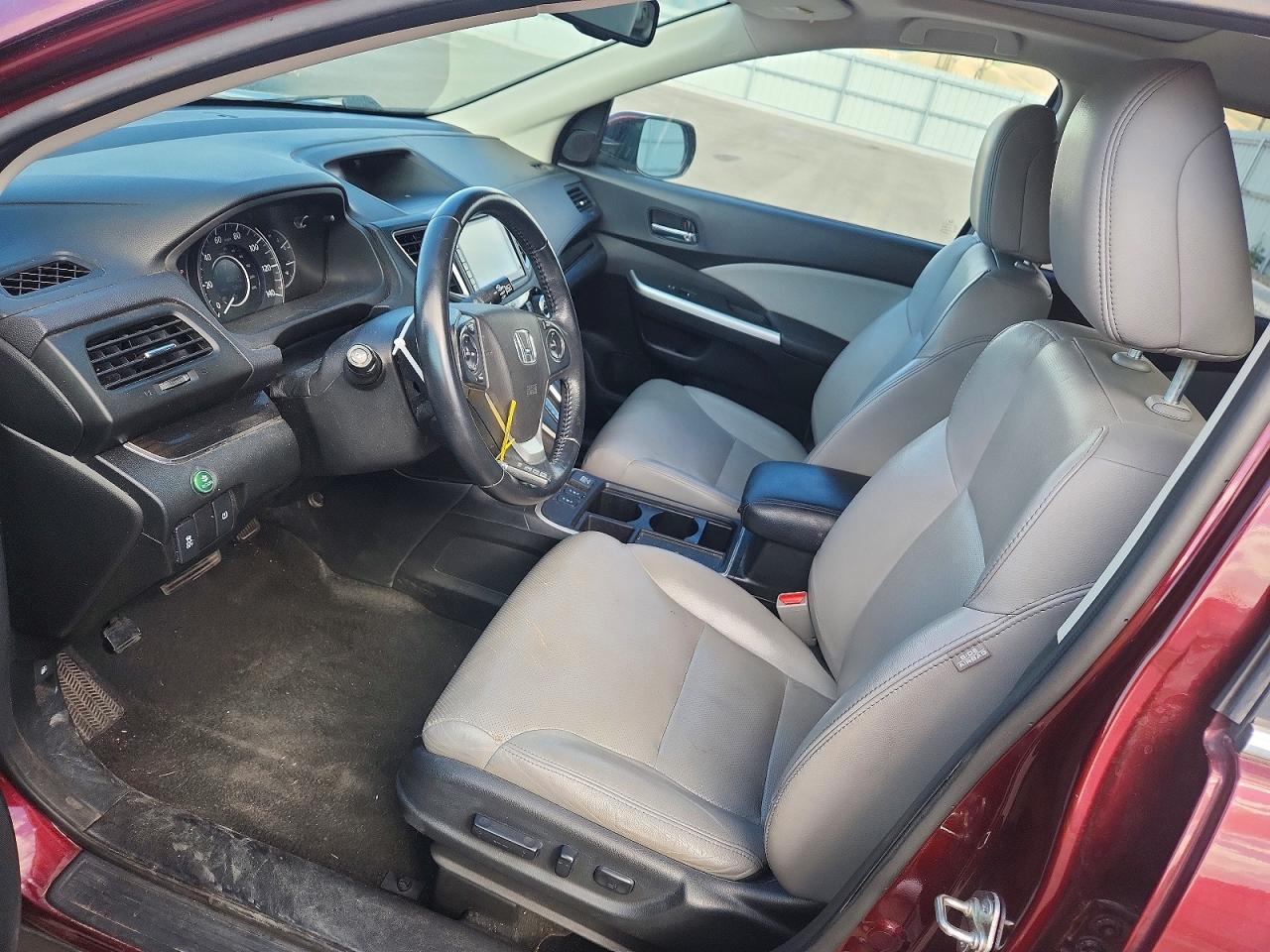 2015 Honda Cr-v Exl Burgundy vin: 2HKRM4H75FH659031
