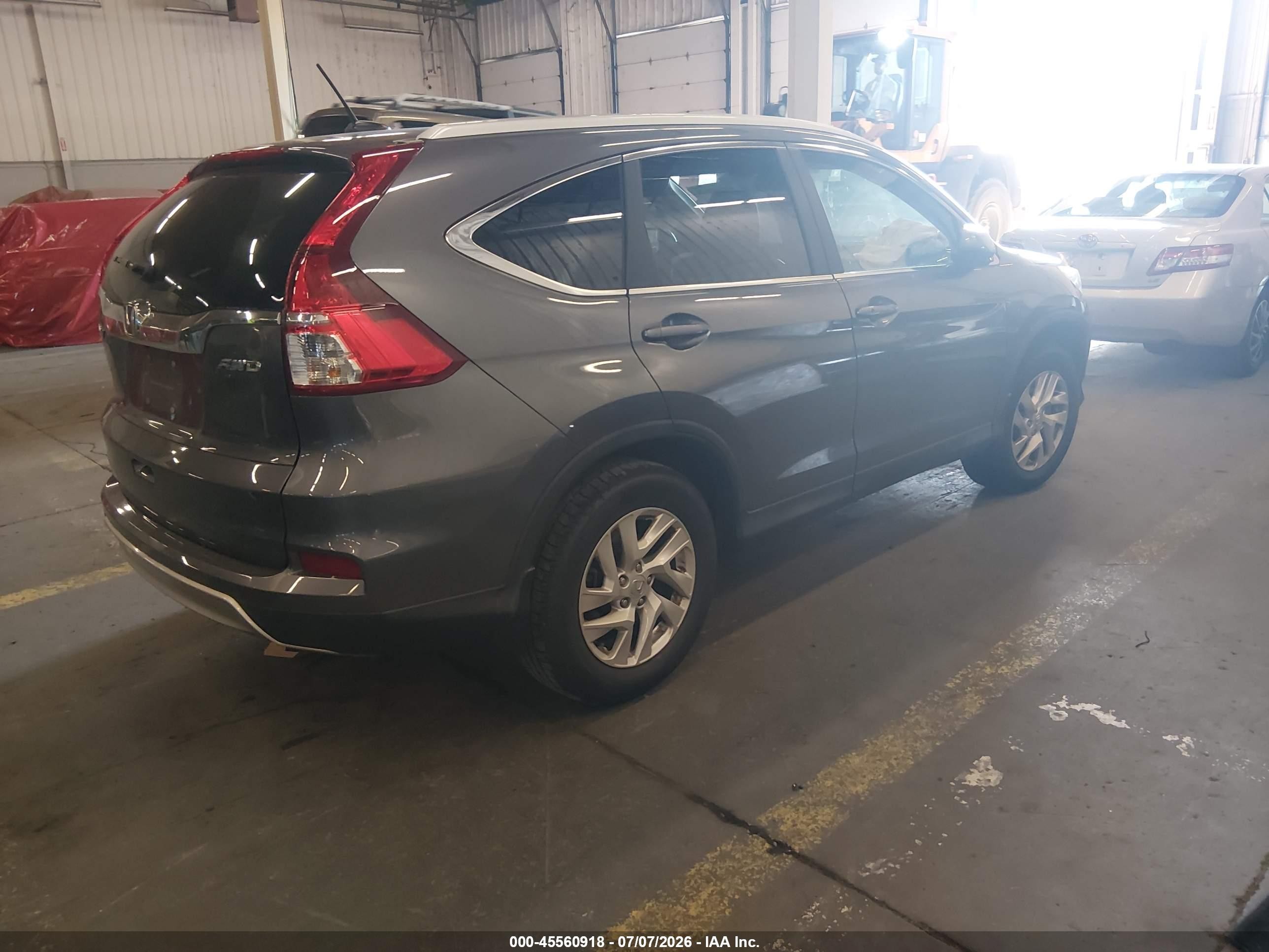 2015 Honda Cr-v Ex-l Pewter vin: 2HKRM4H75FH664228