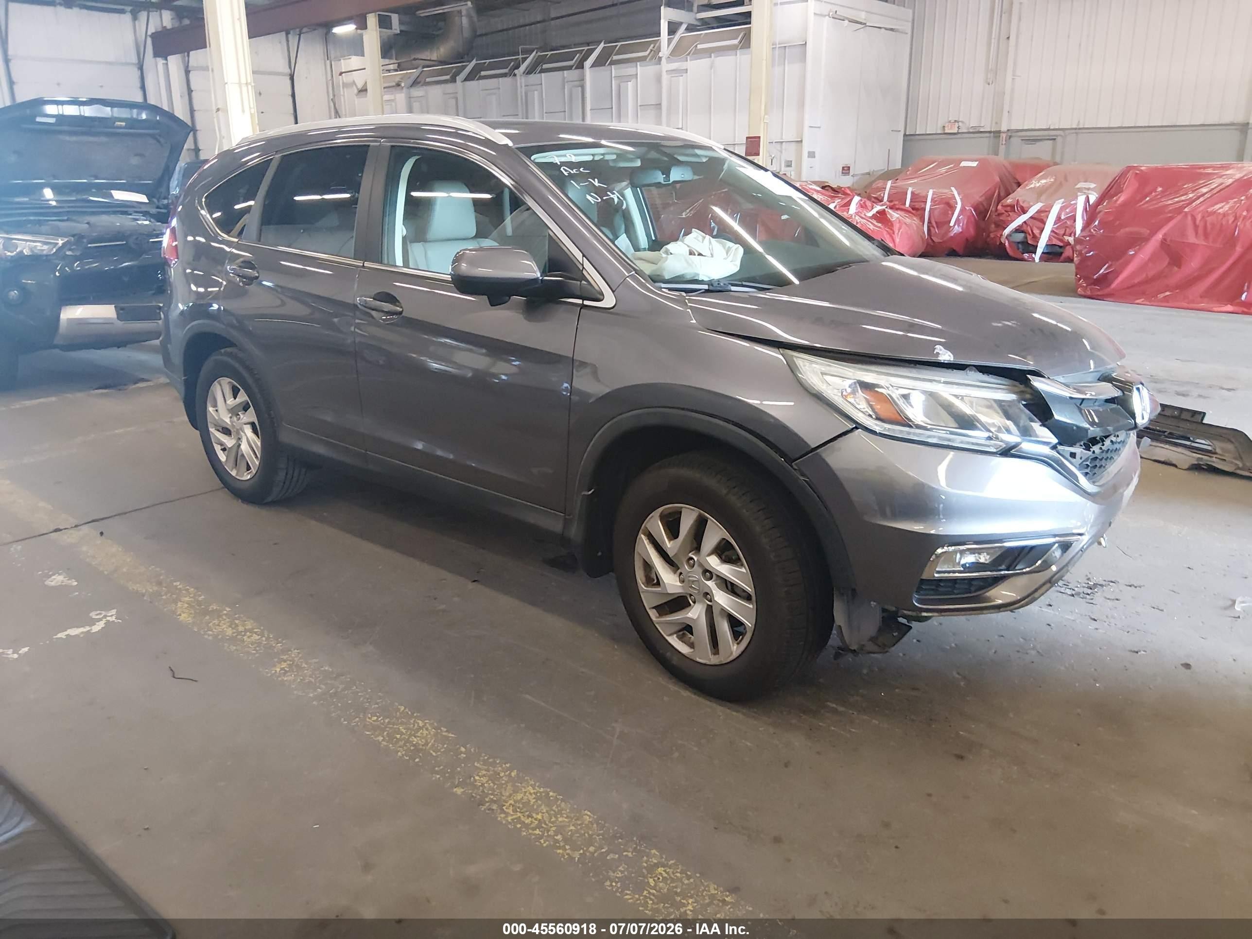 2015 Honda Cr-v Ex-l Pewter vin: 2HKRM4H75FH664228