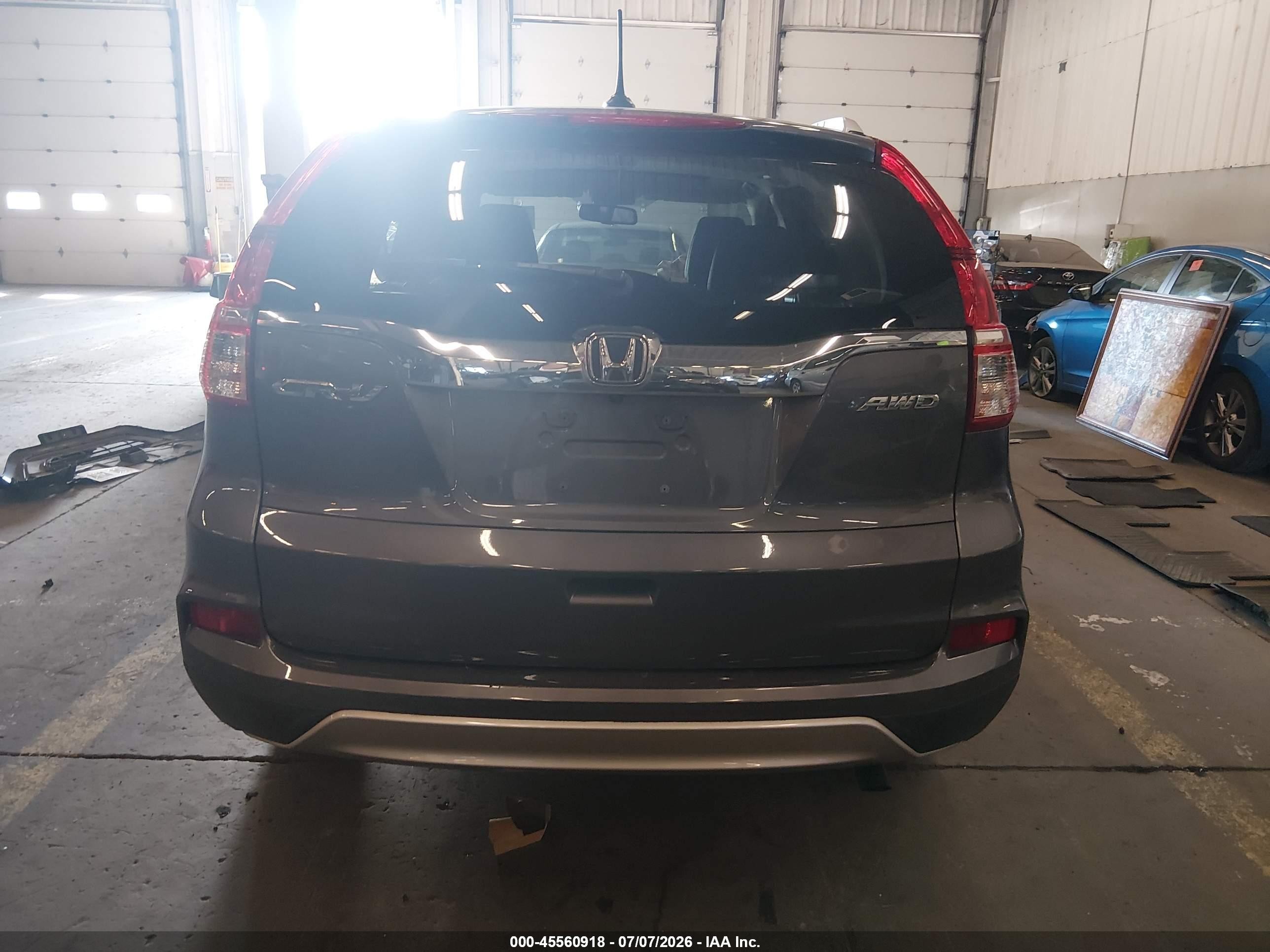 2015 Honda Cr-v Ex-l Pewter vin: 2HKRM4H75FH664228